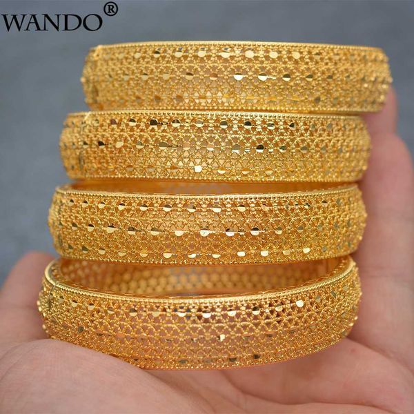 wando 4pcs/lot 24kgold bangle for women gold dubai bride wedding ethiopian bracelet africa bangle arab jewelry gold charm wb97, Black
wando 4pcs/lot 24kgold bangle for women gold dubai bride wedding ethiopian bracelet africa bangle arab jewelry gold charm wb97, Black