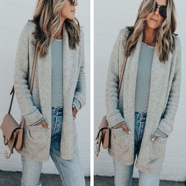 sweaters womens long sleeve pocket solid sweater knitted cardigan blouses woman cardigan sweater casaul plus size truien, White
sweaters womens long sleeve pocket solid sweater knitted cardigan blouses woman cardigan sweater casaul plus size truien, White