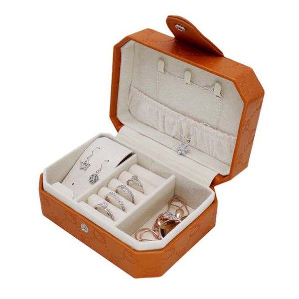 lady portable jewelry box ring display case jewelry organizer for necklaces packaging special three-dimensional embossed, Pink;blue
lady portable jewelry box ring display case jewelry organizer for necklaces packaging special three-dimensional embossed, Pink;blue