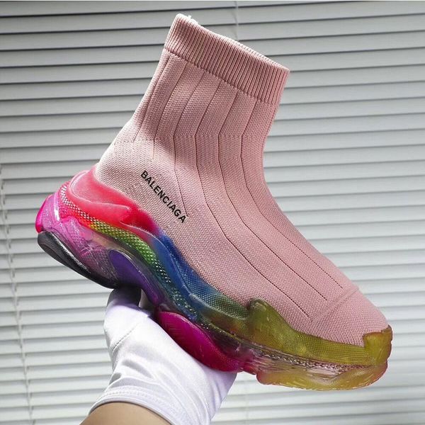 socks shoes female european station new high grade leisure ladies thick bottom comfortable color matching outdoor knitted elastic boots, Black
socks shoes female european station new high grade leisure ladies thick bottom comfortable color matching outdoor knitted elastic boots, Black