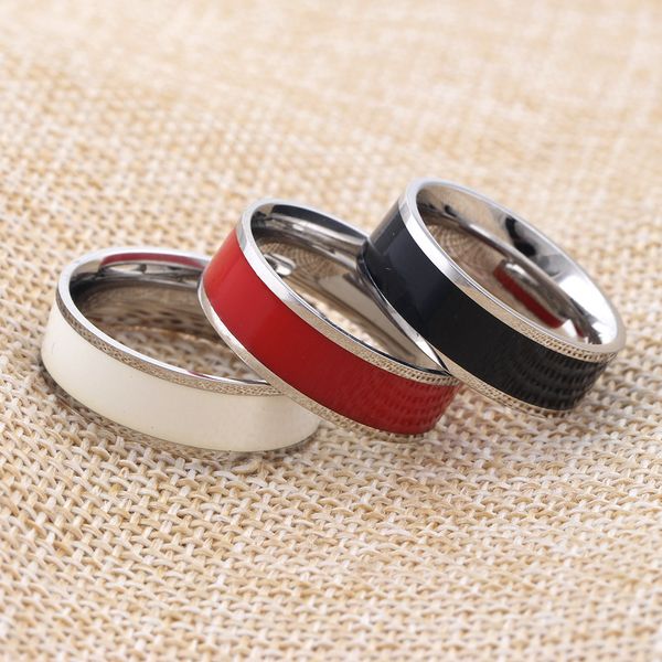 wholesale- stainless steel multi-color enamel ceramic ring cocktail finger rings szie 7-12, Silver
wholesale- stainless steel multi-color enamel ceramic ring cocktail finger rings szie 7-12, Silver