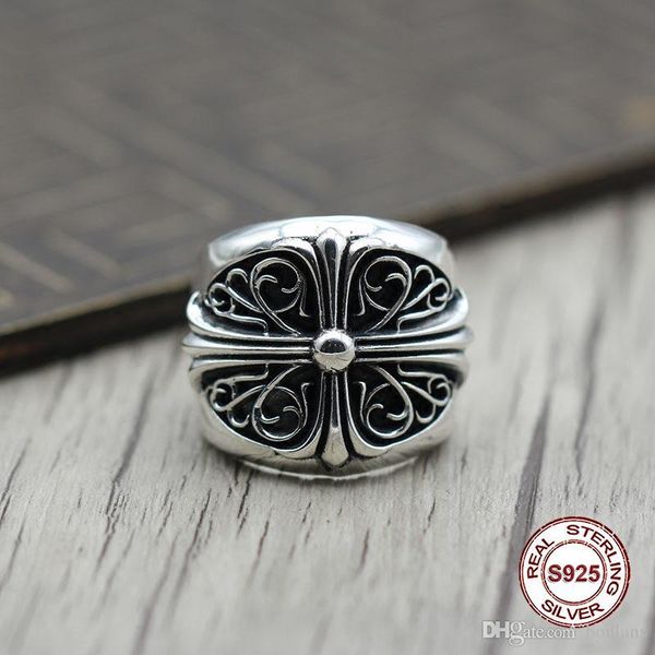 S925 pure silver men's ring personality Do old restoring ancient ways The punk style The crusader's simple and closed classic 2019 new hot
S925 pure silver men's ring personality Do old restoring ancient ways The punk style The crusader's simple and closed classic 2019 new hot