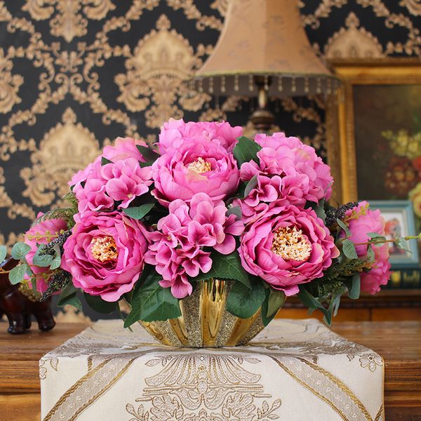 european ceramic vase+simulation flower set ornaments home livingroom fake silk flower figurines crafts villa l decoration
european ceramic vase+simulation flower set ornaments home livingroom fake silk flower figurines crafts villa l decoration