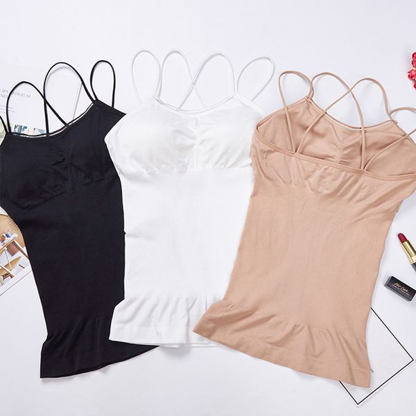 women summer camisoles & tanks soft solid sleeveless u crop cropped vest suspenders camisole, Black;white
women summer camisoles & tanks soft solid sleeveless u crop cropped vest suspenders camisole, Black;white