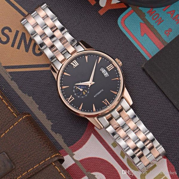 new mens watch imported automatic mechanical movement auto date moon phase reinforced glass mirror steel bow buckle strap 42mm 12mm x226, Slivery;brown
new mens watch imported automatic mechanical movement auto date moon phase reinforced glass mirror steel bow buckle strap 42mm 12mm x226, Slivery;brown