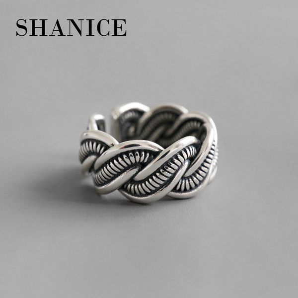shanice punk retro 100%925 sterling silver open ring for women frosty retro art coarse twist fine thread weaving cool jewelry, Slivery;golden
shanice punk retro 100%925 sterling silver open ring for women frosty retro art coarse twist fine thread weaving cool jewelry, Slivery;golden