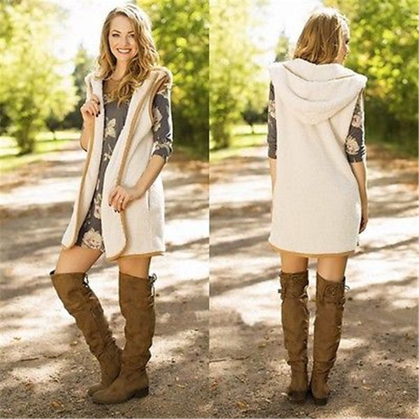 autumn winter woman clothing women vest sleeveless zipper warm open front vest long tunic shawl collar draped hooded s-xxxl, Black;white
autumn winter woman clothing women vest sleeveless zipper warm open front vest long tunic shawl collar draped hooded s-xxxl, Black;white