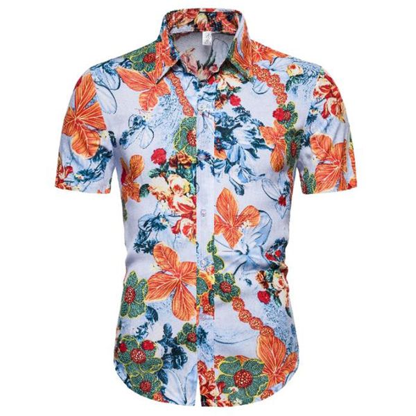 moda veloce hawaii shirt new men shirt short sleeve mens printed shirts summer, White;black
moda veloce hawaii shirt new men shirt short sleeve mens printed shirts summer, White;black