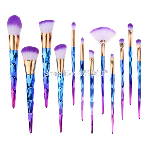 unicorn makeup brushes 12pcs thread rainbow professional make up brush set blending foundation eyebrow eye contour brush 
unicorn makeup brushes 12pcs thread rainbow professional make up brush set blending foundation eyebrow eye contour brush