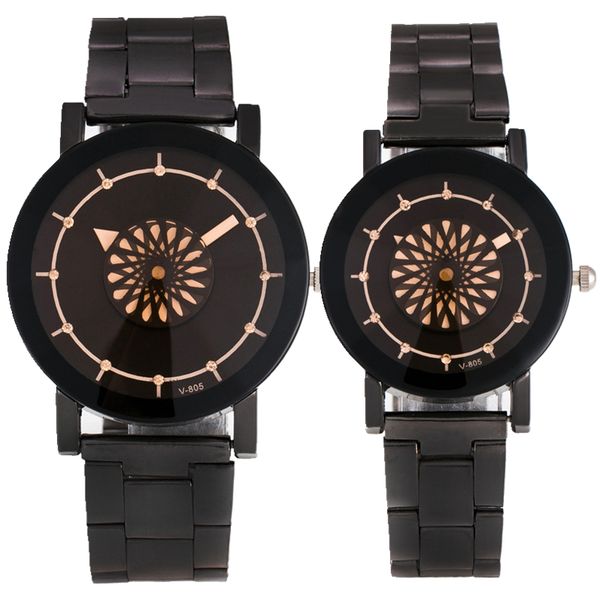 fashion alloy steel belt couple lovers watch turntable pointer men and women table creative personality fashion quartz watch, Slivery;brown
fashion alloy steel belt couple lovers watch turntable pointer men and women table creative personality fashion quartz watch, Slivery;brown
