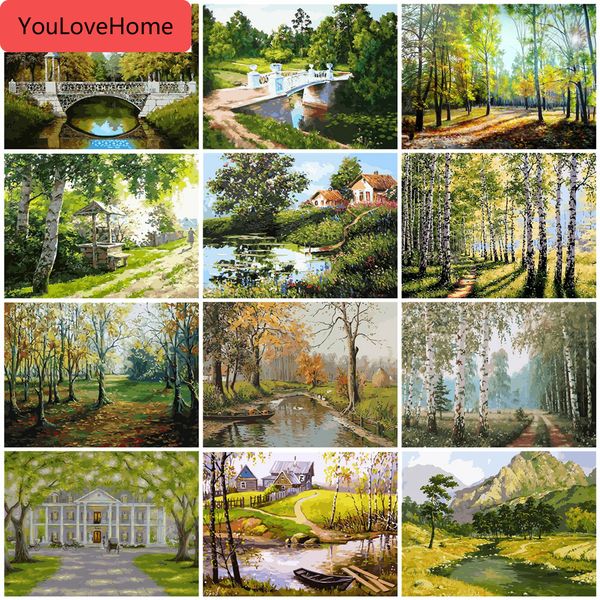 oil painting scenery drawing on canvas handpainted tree picture by numbers art kits diy gift home decoration
oil painting scenery drawing on canvas handpainted tree picture by numbers art kits diy gift home decoration