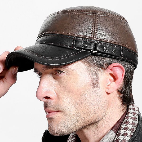 2018 middle aged men's baseball cap leather patchwork adjustable flatcap autumn winter hats, Blue;gray
2018 middle aged men's baseball cap leather patchwork adjustable flatcap autumn winter hats, Blue;gray