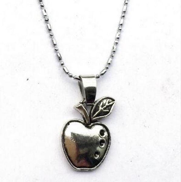 10pc/lot apple necklace-teachers day teaching gift coworker jewelry drop shipping new arrival sale good quality, Silver
10pc/lot apple necklace-teachers day teaching gift coworker jewelry drop shipping new arrival sale good quality, Silver