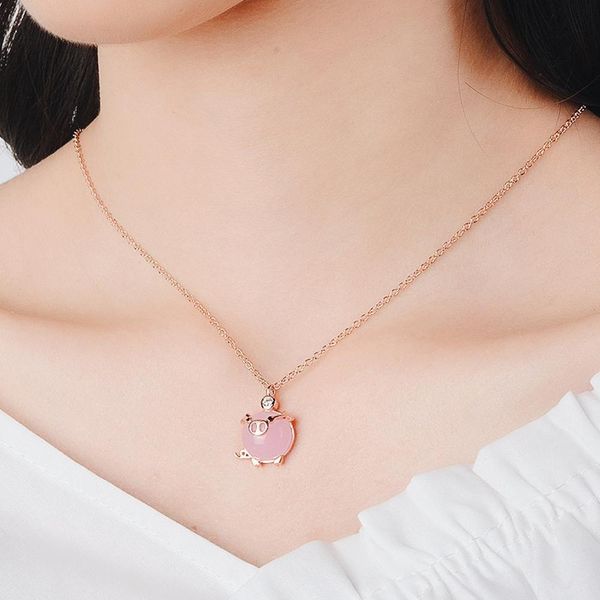 cute rose gold pig pendant necklaces women fashion rose crystal pendant lucky pig necklace girl gift years good luck gift, Silver
cute rose gold pig pendant necklaces women fashion rose crystal pendant lucky pig necklace girl gift years good luck gift, Silver