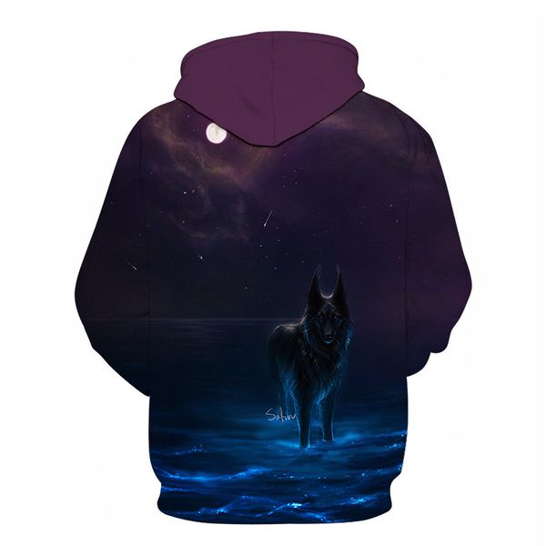 men/women hooded hoodies animal white tiger wolf print 3d sweatshirts with hat fashion autumn winter thin hoody, Black
men/women hooded hoodies animal white tiger wolf print 3d sweatshirts with hat fashion autumn winter thin hoody, Black
