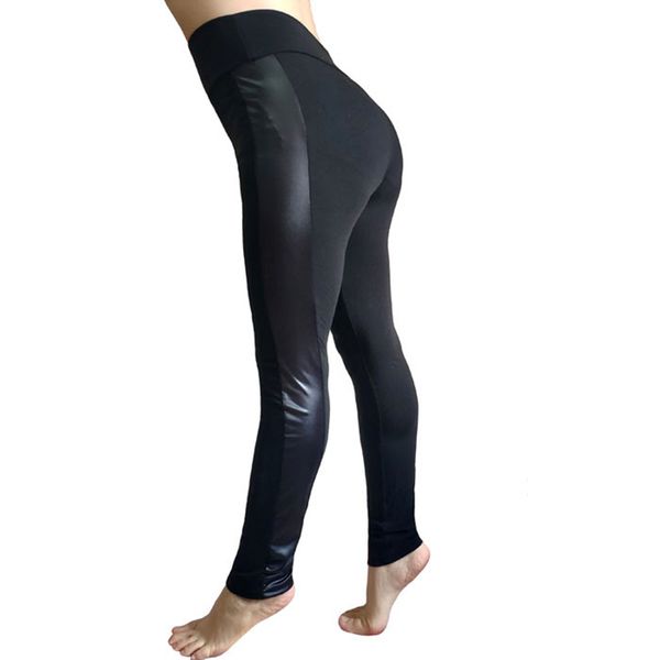 women's trousers high waist stretch trousers casual pu leather slim fit pants black
women's trousers high waist stretch trousers casual pu leather slim fit pants black