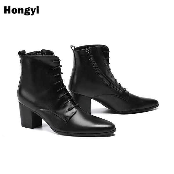 black soft leather ankle boots thick heels men shoes cowboy boots mens high heels zapatos hombre vestir lace up man oxfords
black soft leather ankle boots thick heels men shoes cowboy boots mens high heels zapatos hombre vestir lace up man oxfords