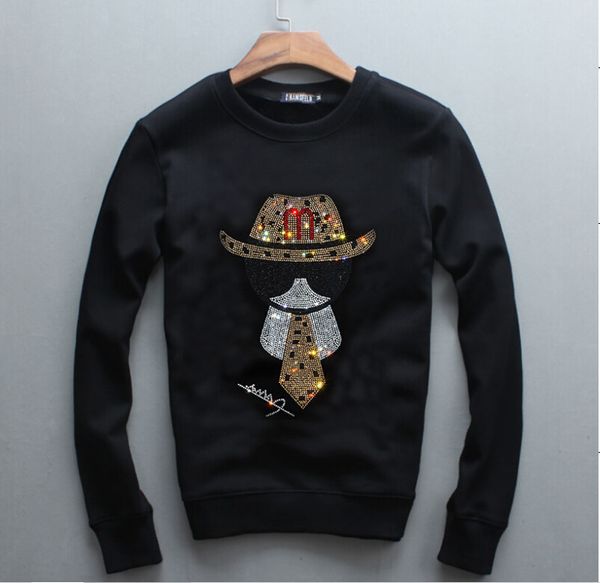 men's sweatshirts drill long sleeve hoodies men streetwear hoody 2020 new thick design, Black
men's sweatshirts drill long sleeve hoodies men streetwear hoody 2020 new thick design, Black