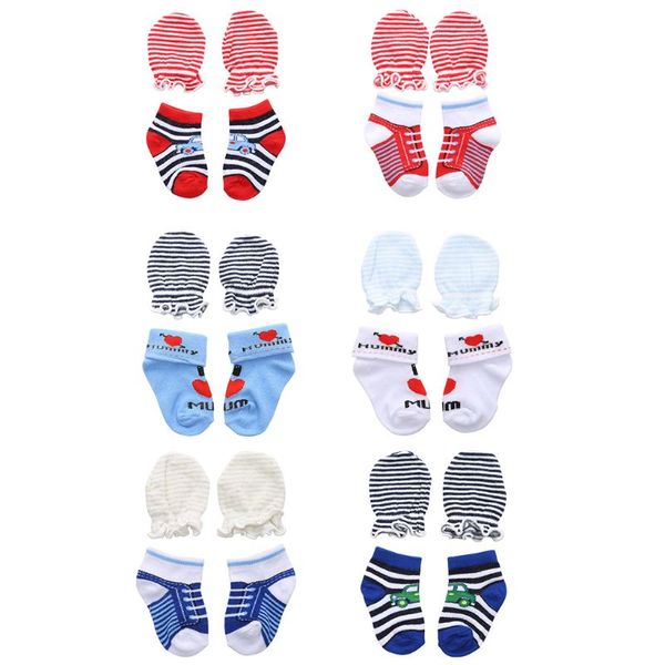 children baby boys sports gloves socks cotton cartoon striped newborn sock glove, White
children baby boys sports gloves socks cotton cartoon striped newborn sock glove, White