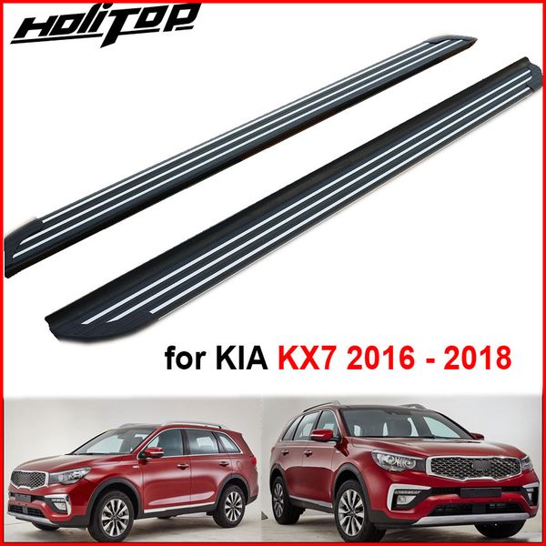 new arrival for kia kx7 2016 2017 2018 side steps running board side bar,good quality.china, low price for promotion
new arrival for kia kx7 2016 2017 2018 side steps running board side bar,good quality.china, low price for promotion