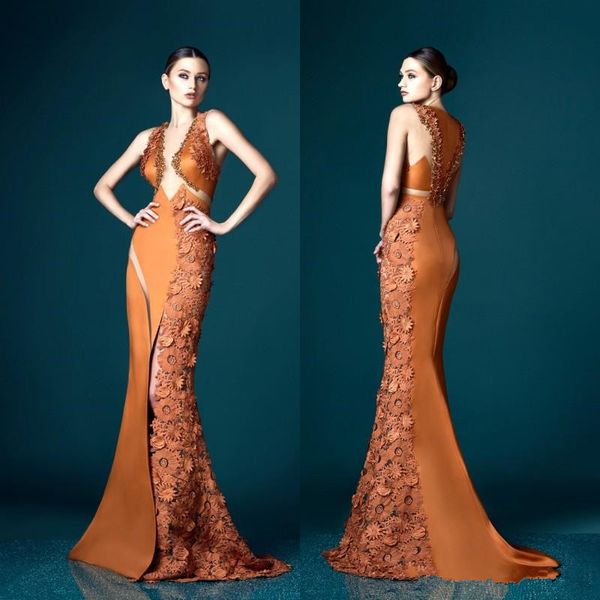 2019 sheer mermaid prom formal dresses vintage crochet lace cutside full length trumpet red carpet occasion evening gown, Black
2019 sheer mermaid prom formal dresses vintage crochet lace cutside full length trumpet red carpet occasion evening gown, Black