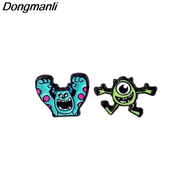 w3049 dongmanli cute cartoon monster anime stud earrings women girl children gift, Golden;silver
w3049 dongmanli cute cartoon monster anime stud earrings women girl children gift, Golden;silver