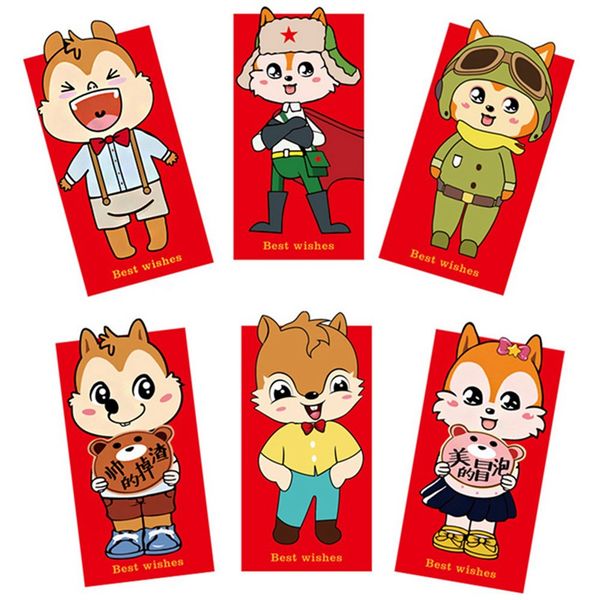 6pcs/set 2020 chinese new year red envelopes mouse year money pocket for spring festival
6pcs/set 2020 chinese new year red envelopes mouse year money pocket for spring festival