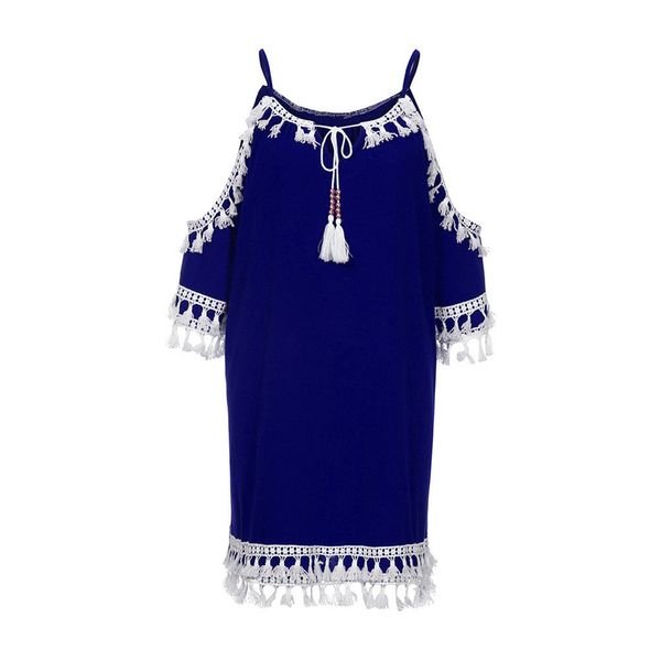 dress summer women elegantwomen off shoulder dress tassel short cocktail party beach dresses sundress vestito donna, Black;gray
dress summer women elegantwomen off shoulder dress tassel short cocktail party beach dresses sundress vestito donna, Black;gray