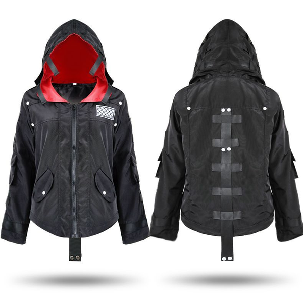 men game coat cosplay jackets fashion style hoodies black white loose jacket male costume with gifts scarf, Black;brown
men game coat cosplay jackets fashion style hoodies black white loose jacket male costume with gifts scarf, Black;brown