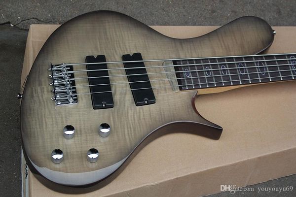 customized manufacturers wholesale and retail price of 5 string split bass electric guitar, beige flame veneer, 24 products, rosewood scale,
customized manufacturers wholesale and retail price of 5 string split bass electric guitar, beige flame veneer, 24 products, rosewood scale,