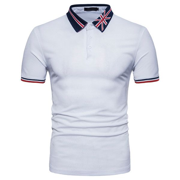 mens designer print neck polos fashion solid color lapel neck polos casual short sleeves polos mens clothing, White;black
mens designer print neck polos fashion solid color lapel neck polos casual short sleeves polos mens clothing, White;black