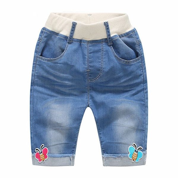 baby girls shorts summer girls jeans short pants cute butterfly kids clothing toddler clothes babe jeans shorts, Blue 
baby girls shorts summer girls jeans short pants cute butterfly kids clothing toddler clothes babe jeans shorts, Blue