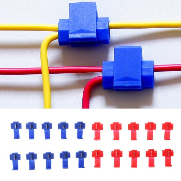 new auto 10 pcs 2 pin t shape wire cable connectors terminals crimp scotch lock quick splice car audio kit clip tool
new auto 10 pcs 2 pin t shape wire cable connectors terminals crimp scotch lock quick splice car audio kit clip tool