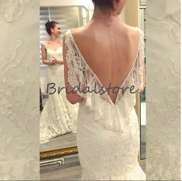 elegant bohemian mermaid wedding dresses backless bead lace country boho wedding dress for beach spaghetti straps robes de mariée, White
elegant bohemian mermaid wedding dresses backless bead lace country boho wedding dress for beach spaghetti straps robes de mariée, White