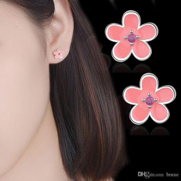 earrings small fresh four-leaf clover earrings korean pink cherry flower silver embellished girl heart earrings wholesale, Golden;silver
earrings small fresh four-leaf clover earrings korean pink cherry flower silver embellished girl heart earrings wholesale, Golden;silver