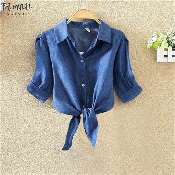 navy blue shirts women knot front crop womens and blouses button summer blouse clothing, White
navy blue shirts women knot front crop womens and blouses button summer blouse clothing, White