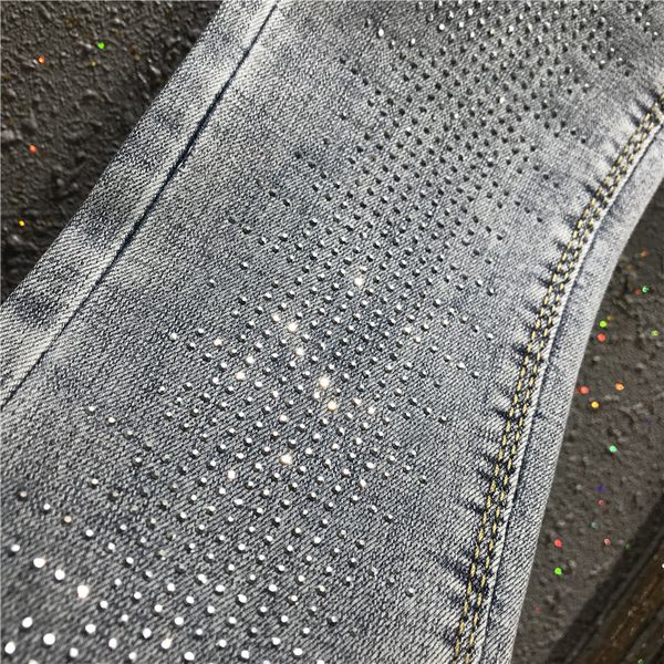spring and summer 2019 new high-waist ironing drill tight-fitting pencil jeans women's ankle length denim pants female, Blue
spring and summer 2019 new high-waist ironing drill tight-fitting pencil jeans women's ankle length denim pants female, Blue