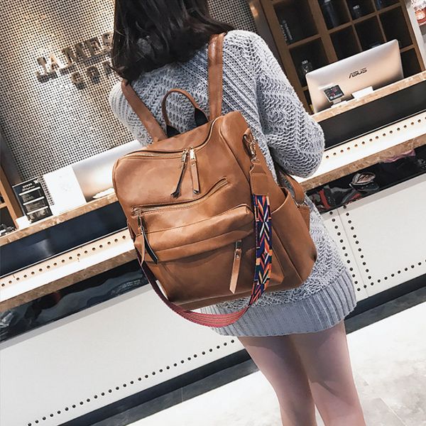 2020 new schoolbag female fashion trend korean version ladies pu shoulder bag female bag casual backpack travel
2020 new schoolbag female fashion trend korean version ladies pu shoulder bag female bag casual backpack travel