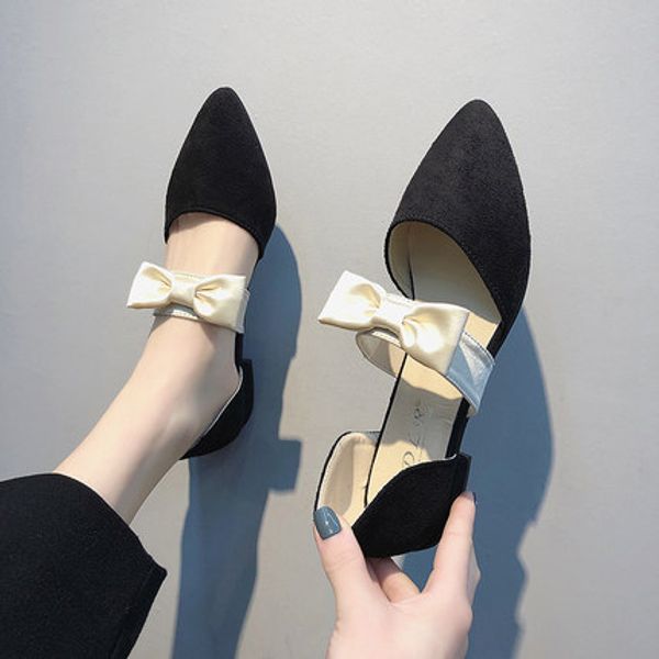 baotou sandals female fairy wind 2020 spring and summer new wild small fresh flat pointed flat shoes, Black
baotou sandals female fairy wind 2020 spring and summer new wild small fresh flat pointed flat shoes, Black