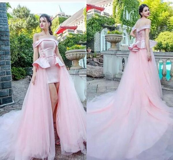 fashion blush pink syymmetrical prom party dresses off the shoulder with sleeves 3d floral flower celebrity evening formal dress long cheap, Black
fashion blush pink syymmetrical prom party dresses off the shoulder with sleeves 3d floral flower celebrity evening formal dress long cheap, Black