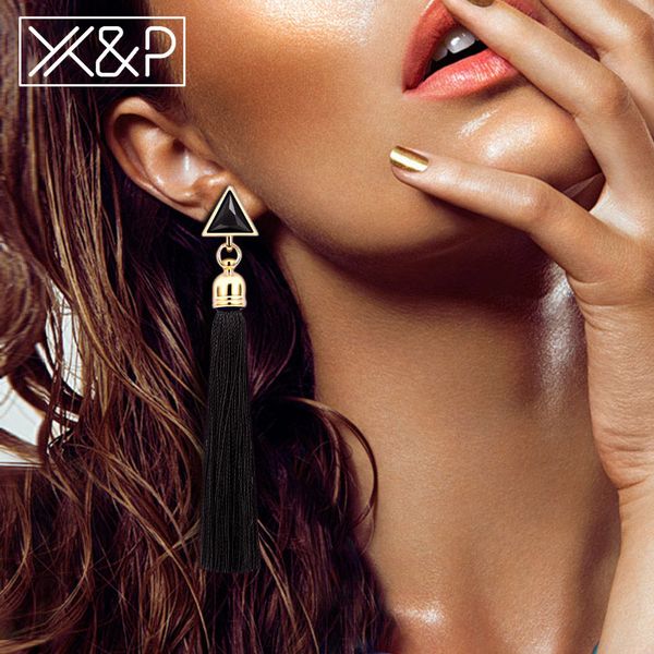x&p bohemian tassel long earrings for women fashion boho fringe triangle femme dangle drop earring za 2019 pendientes jewelry, Silver
x&p bohemian tassel long earrings for women fashion boho fringe triangle femme dangle drop earring za 2019 pendientes jewelry, Silver