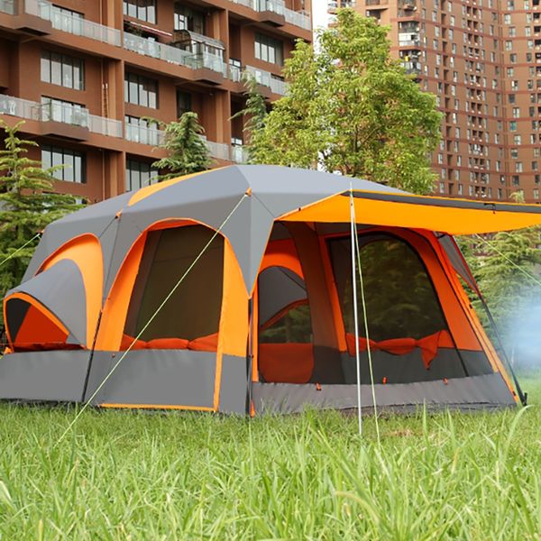 new 8-12 person double layer one hall two bedroom waterproof super strong camping tent large gazebo large tent
new 8-12 person double layer one hall two bedroom waterproof super strong camping tent large gazebo large tent
