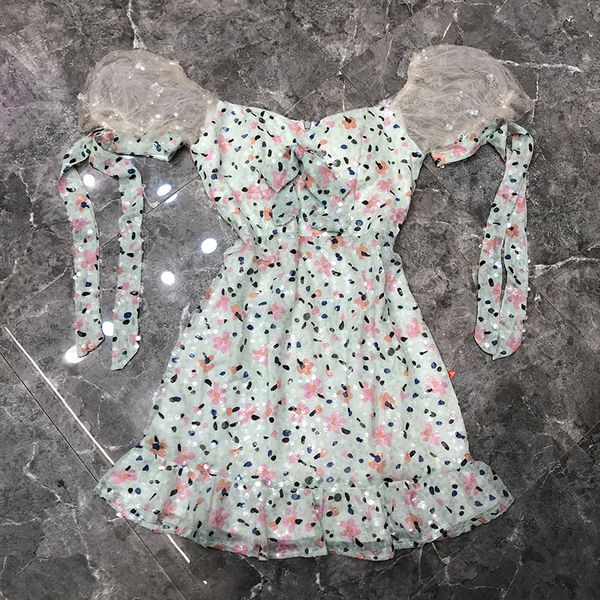 deat 2020 new summer fashion casual puff sleeve bow dot high waist slash neck strapless floral short dress women sd213, Black;gray
deat 2020 new summer fashion casual puff sleeve bow dot high waist slash neck strapless floral short dress women sd213, Black;gray
