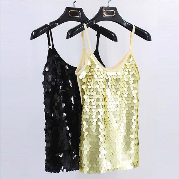 women sequin stitching sleeveless t-shirt 2020 female tees t shirt gold black dance party club, White
women sequin stitching sleeveless t-shirt 2020 female tees t shirt gold black dance party club, White