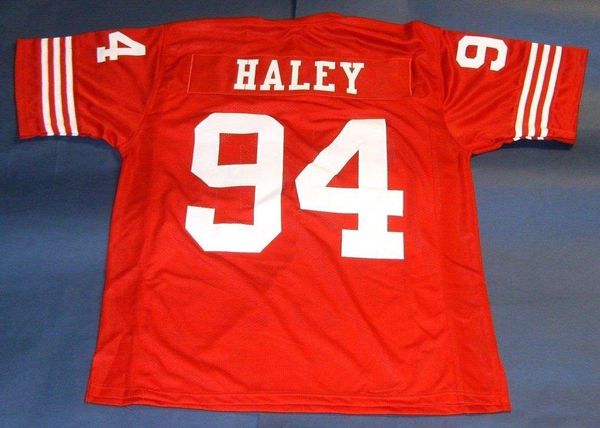 retro #94 charles haley custom jersey red mens stitching high-end size s-5xl football jerseys college ncaa, Black;red
retro #94 charles haley custom jersey red mens stitching high-end size s-5xl football jerseys college ncaa, Black;red