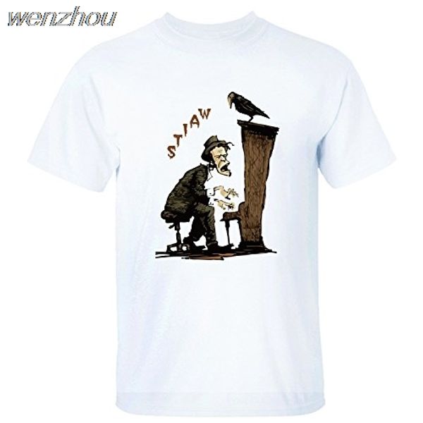 printed t shirt short sleeve men summer style t shirt short sleeve tom waits piano men's cool t-shirt, White;black
printed t shirt short sleeve men summer style t shirt short sleeve tom waits piano men's cool t-shirt, White;black