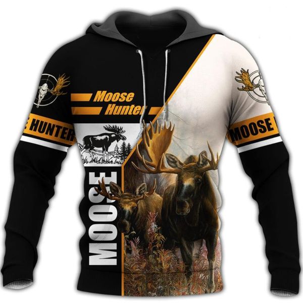 men's hoodies & sweatshirts 2021 3d printed moose hunting animal hoodie harajuku autumn sweatshirt streetwear casual hodoies 946, Black
men's hoodies & sweatshirts 2021 3d printed moose hunting animal hoodie harajuku autumn sweatshirt streetwear casual hodoies 946, Black