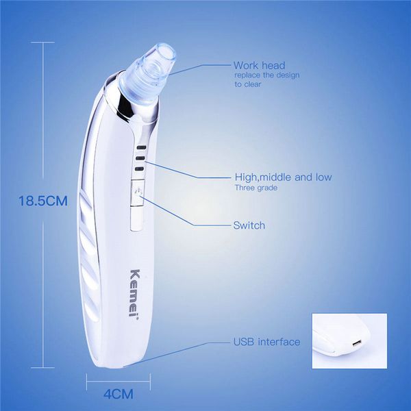 kemei electric portable removal blackhead km-1868 barba e rifinitore per orecchie kit skin care beauty machine nazpt
kemei electric portable removal blackhead km-1868 barba e rifinitore per orecchie kit skin care beauty machine nazpt