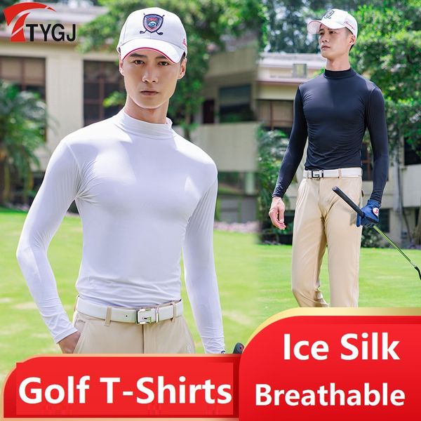 pgm men's sunscreen shirt ice silk cooling tights long sleeve golf t shirt spring summer t-shirt underwear shirts, Black;blue
pgm men's sunscreen shirt ice silk cooling tights long sleeve golf t shirt spring summer t-shirt underwear shirts, Black;blue