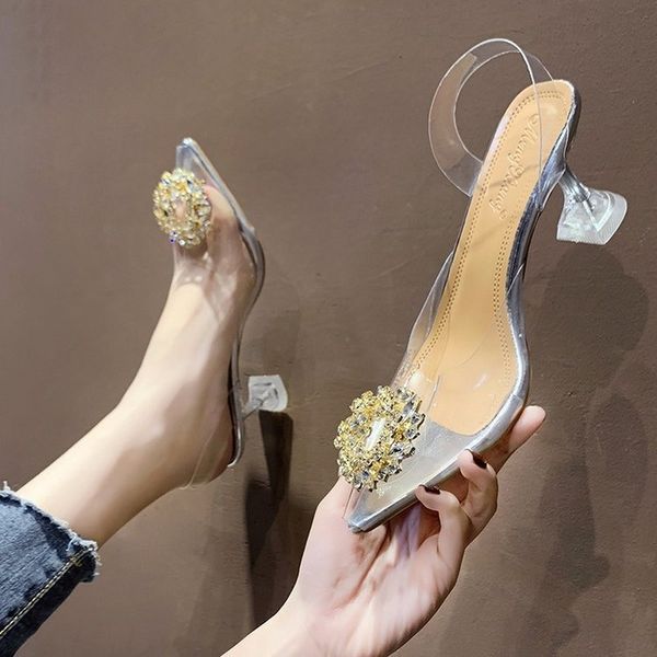 sandals clear transparent crystal female wine glass heels pointed toe women shoes woman metal buckle ladies plus size, Black
sandals clear transparent crystal female wine glass heels pointed toe women shoes woman metal buckle ladies plus size, Black